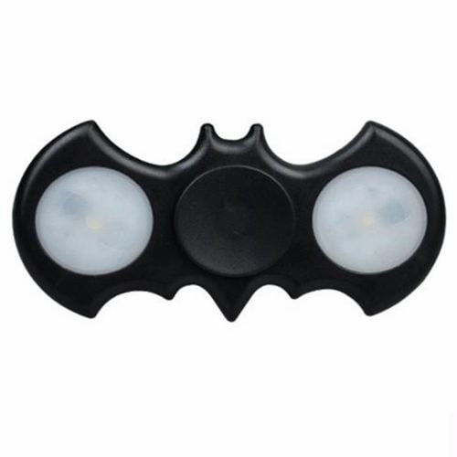 Black Batman Fidget Spinner EDC Stress Focus Hand Fun Bat Toy for Kids Adults